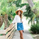 Summer Outfit Ideas Using Jean Skirts For Women